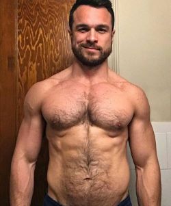 wrestle-bear:  Looks like he’d be fun to wrestle with!  WOOF!!!