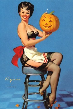 vintagegal:  Illustration by Gil Elvgren