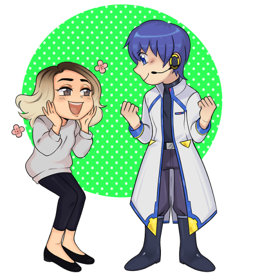 CHIBI COMMISSION I DID FOR @cervii-daeI have open commissions like this for $12! and couples for $24