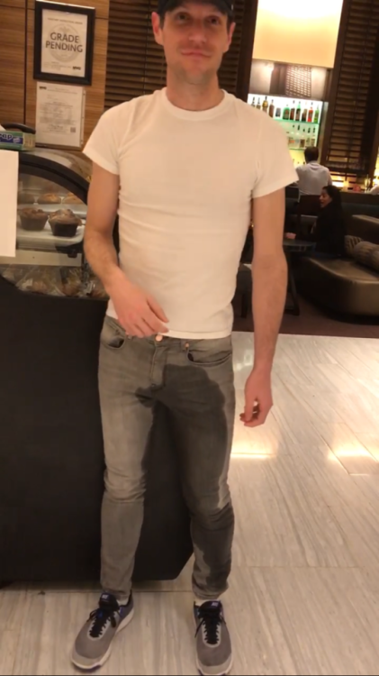 somewetguy:Casual piss in a hotel lobby sexiest man ever! WOW!