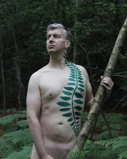 More shots from the nude body paint shoot in the woods! Hope everyone is enjoying them! . . . #nude