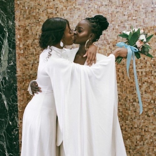 Congrats to South Sudanese model Awebd Ade-Chuol and her wife, Lexy! The pair had a small wedding wi