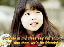 parkhoon:  “I don’t have friends.” “I don’t have any friends either!” 