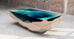 itscolossal:  Layered Glass Table Concept