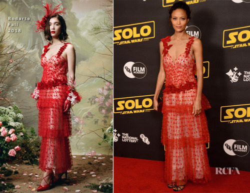 Thandie Newton wearing Rodarte at the ‘SOLO: A Star Wars Story’ London Screening.05/23/18Credit: RCF