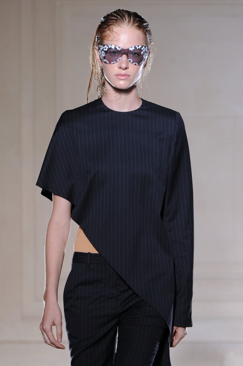 wgsn - A classic @Margiela twist on tailoring seen at #PFW , a...