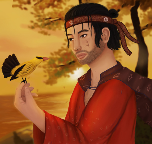 Jin Sakai and the Golden Bird | Ghost of Tsushima