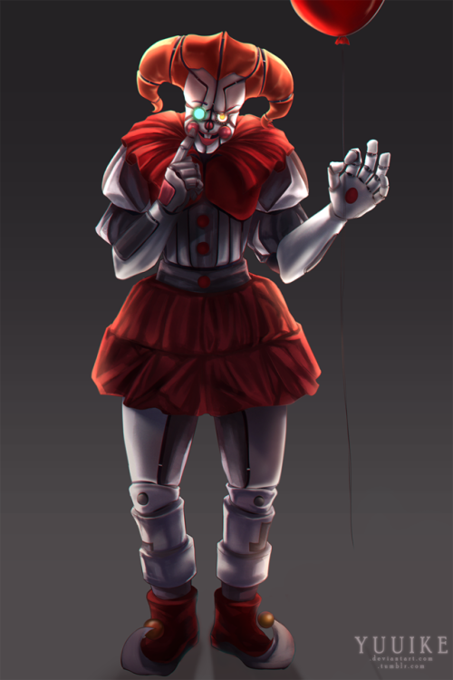Happy Halloween guys ;) I present to you my mash up of pennywise and circus baby 