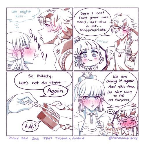 belated thomaya pocky day comic