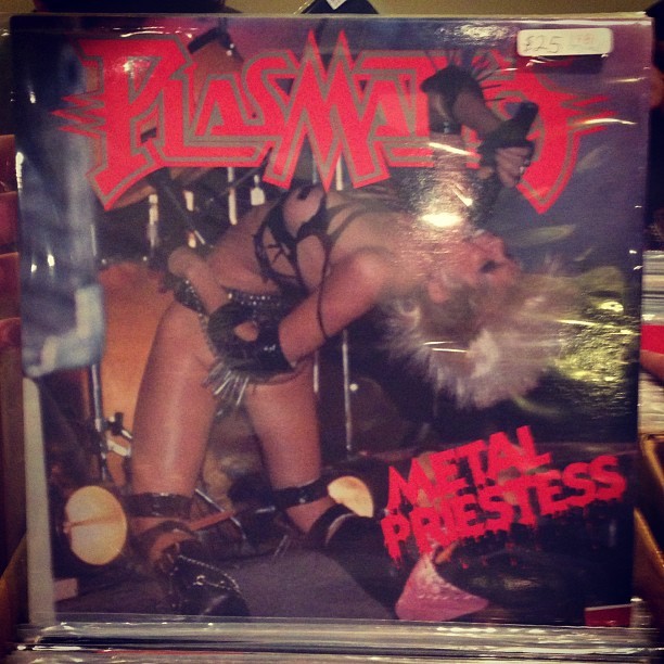 vinylfy:  Plasmatics - Metal Priestess, at the Record Show #vinyl #vinil #record