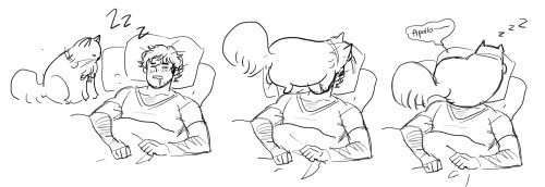 sai-tt:R and his cat named Apollo