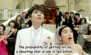 r-a-n-x-i-e:The probability of getting hit by a shooting star is one in ten billion.