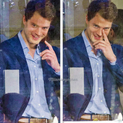 mllemileycyrus:  DECEMBER 04, Jamie Dornan filming a scene for '50 Shades of Grey' in Vancouver.