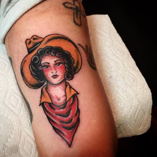 #iwannabeacowgirlbaby (at Pharaoh&rsquo;s Horses Tattoo Shop)