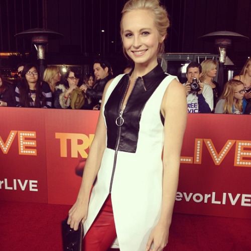 Wonderwall caught up with Candice Accola at the TrevorLIVE benefit celebrating the Trevor Project&am