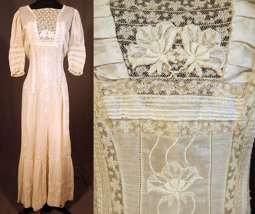 shewhoworshipscarlin: Tea gown, 1900.