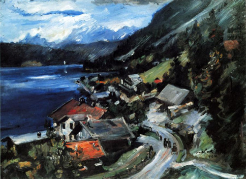 lovis-corinth: The Walchensee, Serpentine, 1920, Lovis Corinth