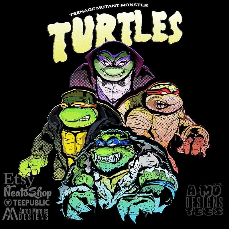 A little #Throwback t-shirt style! TURTLE POWER