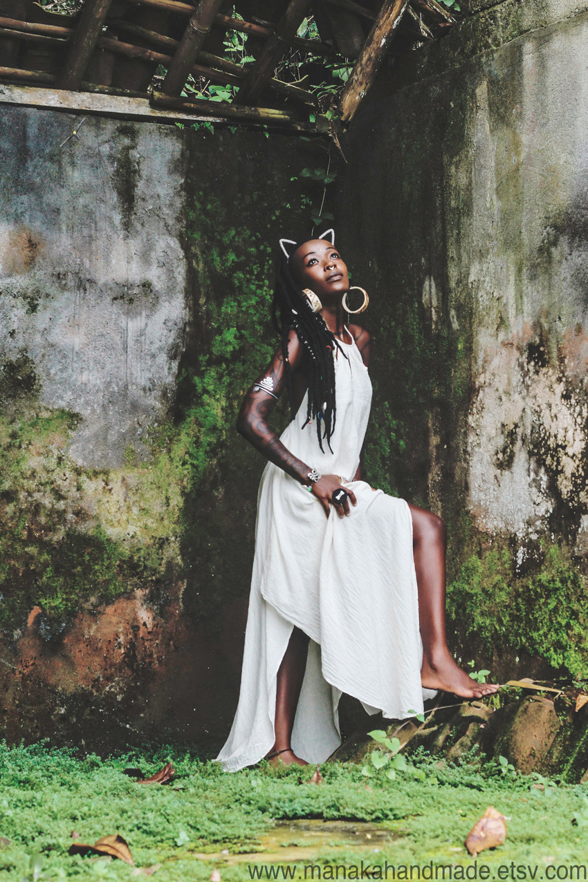 manakahandmade:  Manaka Goddess Maxi Dress. Handmade from 100% lightweight Cotton
