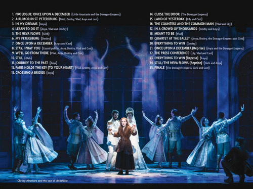 winnifredfoster: Anastasia (Original Broadway Cast Recording) - Digital Booklet