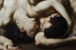 angelihabitant:  Roberto Ferri: “L’amore, La Morte, E Il Sogno (Love, Death, and the Dream)”, Detail. Oil on Canvas, 2017  