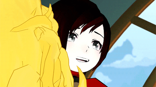 rwbythroughtheyears: Rwby: Surprise Hugs - part 1 @formerchaoslord Netnavi Penny is also like this w