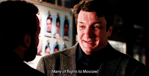 I know you. You’re Richard Castle, no?