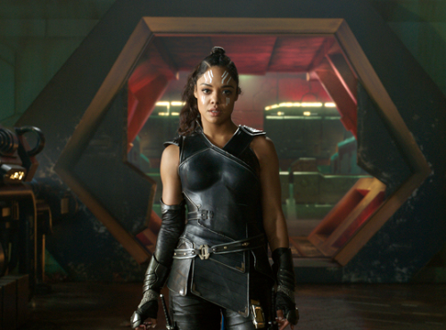 theavengers:Tessa Thompson as Valkyrie in Thor: Ragnarok (2017)