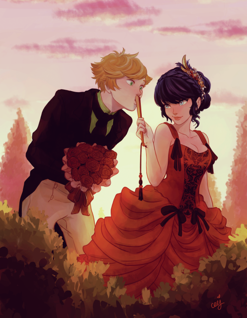 ceejles:  Here’s my stuff from the Miraculous Ladybug Charity-zine! Thank you @mayhugs for making this happen <3 