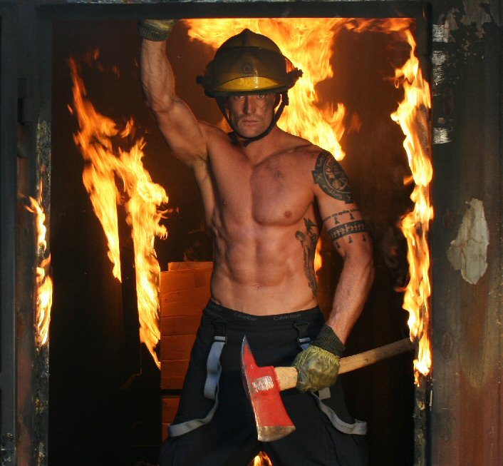 Hot female firefighter calendar