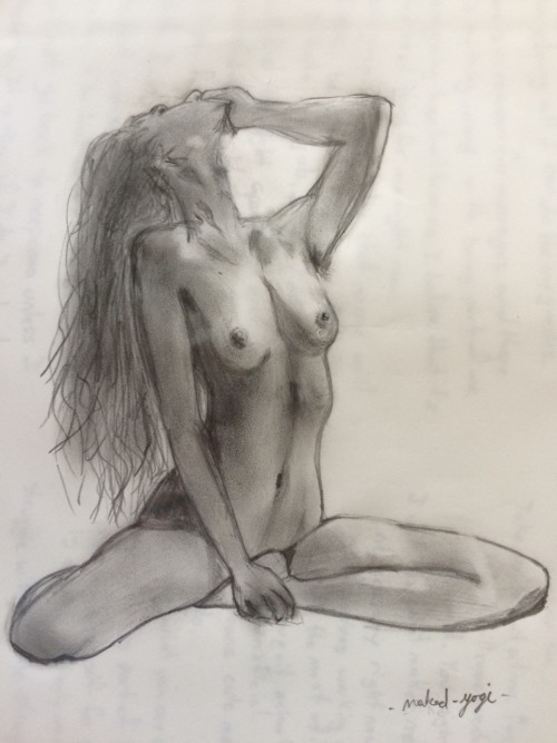 Porn Pics thatbrutalgorilla:  I drew naked-yogi because