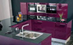 amazinghomedecor:    Would you have a purple kitchen like this??  