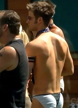 Drew in a thong