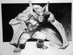 failed-mad-scientist:Man-Bat - Arthur Adams