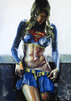 super-hero-center:  Supergirl by MiltonNakata