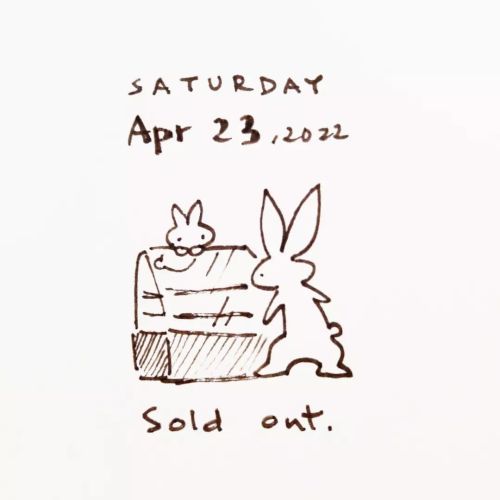 Tea time rush #abunaday #daily #bunny #doodle #journaling #teatime #soldout #一日一兔 #卖完 #蛋糕 https://w