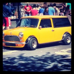 Found my new ride while visiting seaside. #seaside #yellow #minilimo #Oregon