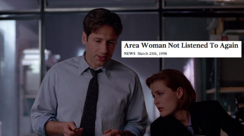 cynfactory:  traiteurr:  The X Files + The Onion Headlines pt 2/?   Best. 