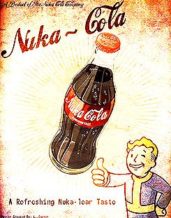 plasmarifles:30 Day Fallout Challenge:Day 1: Favorite chem/consumable in Fallout: Nuka-Cola.Nuka-Col