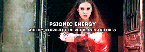 hawxkeye:Wanda Maximoff + powersShe’s weird.