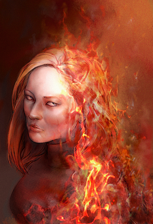  The Roy siblings as elemental villains (part 2) - Fire - Siobhan