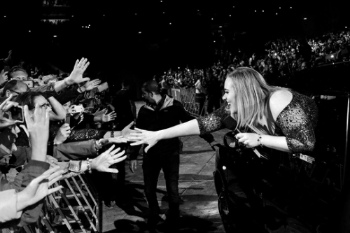 Adele at the Wembley Stadium in London on June 28, 2017