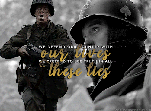 hbowardaily:Band of Brothers playlist [1/11] ≛ Richard WintersWe Were Men by Theory Of A Deadman