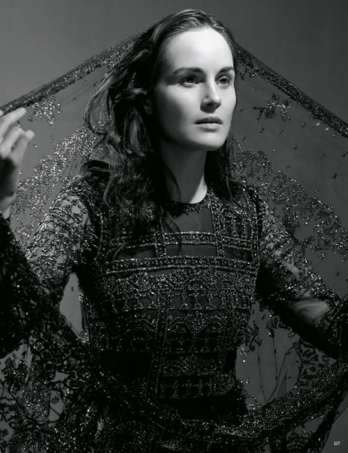 thestandrewknot:Michelle Dockery photographed by Bruce Weber for Vogue Germany January 2013.