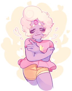 kingkimochi:  tfw you’re an adorable cotton candy child ♥♥ Rainbow Quartz 2.O is always fun to draw :~) 