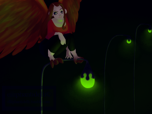 annoyed harpy