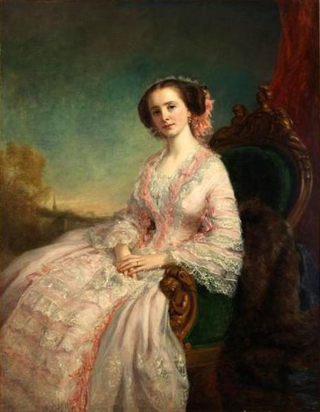 George Peter Alexander Healy (1813 – 1894)Caroline Slidell Perry Belmont (Mrs. August Belmont,