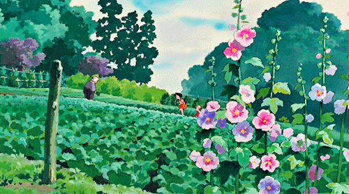 STUDIO GHIBLI + Flowers