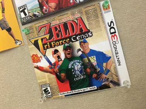 jaredrea:Each week I create a new John Cena x Nintendo game for my cubicle wall because I’ve lost all control of my life.