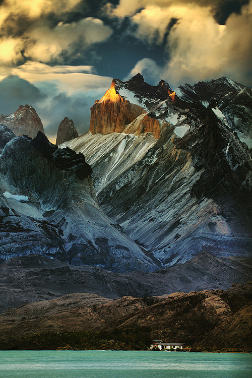 etherealvistas:  Estancia below Los Cuernos (Chile) by marion faria